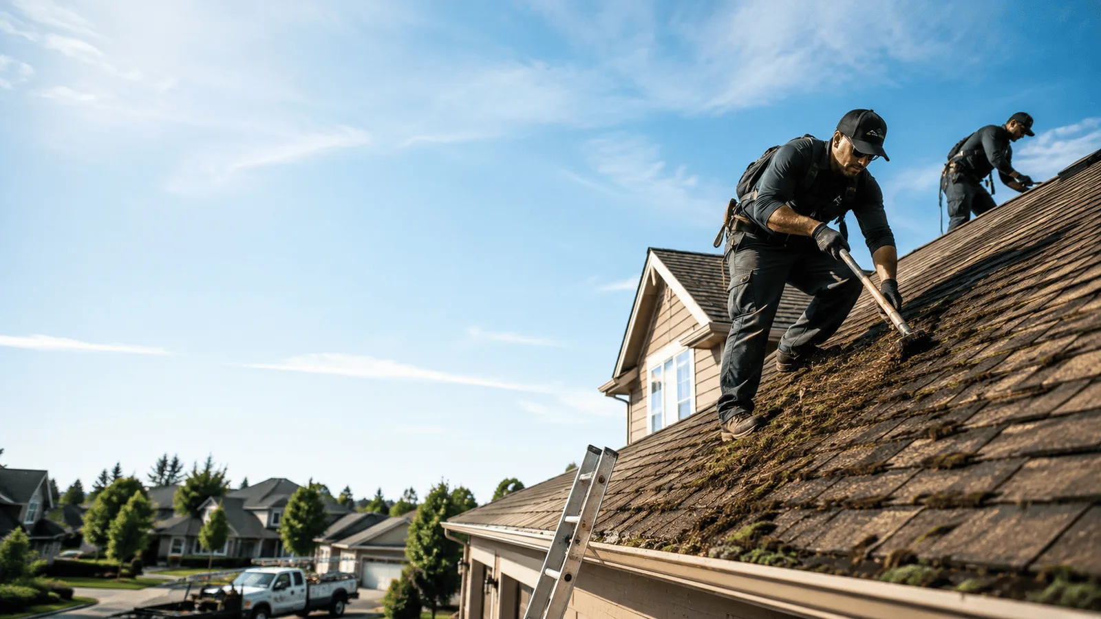 Roof Moss Removal in Sidney, TX near me